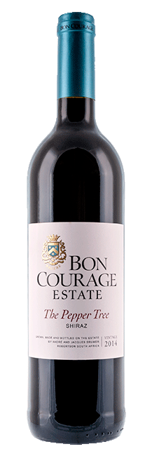 Shiraz The Pepper Tree Robertson Südafrika Bon Courage
