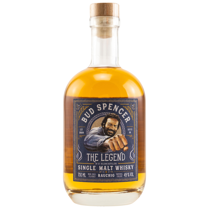 Bud Spencer The Legend Single Malt Whisky Peated 49% Alc. 0,7l